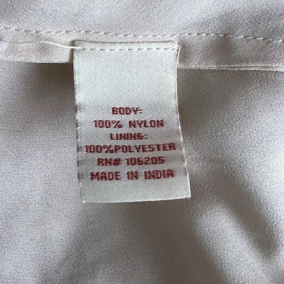 Sundance Women's Mesh  Ivory Lace Embroidered Dress Sleeveless Boho Size 8 - Picture 11 of 12